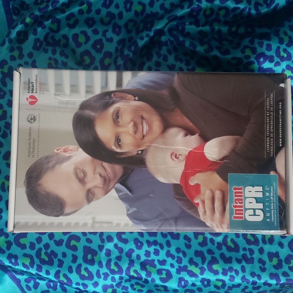 AHA American Heart Association Infant CPR Anytime Training Kit With Baby Manikin
